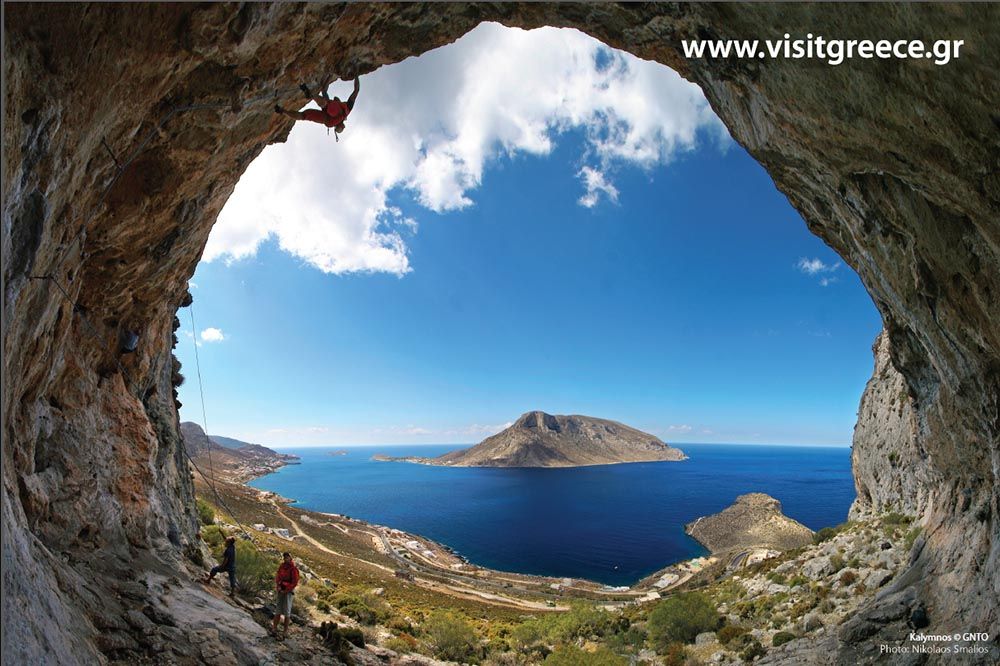 Kalymnos GNTO Kreikan saari luola